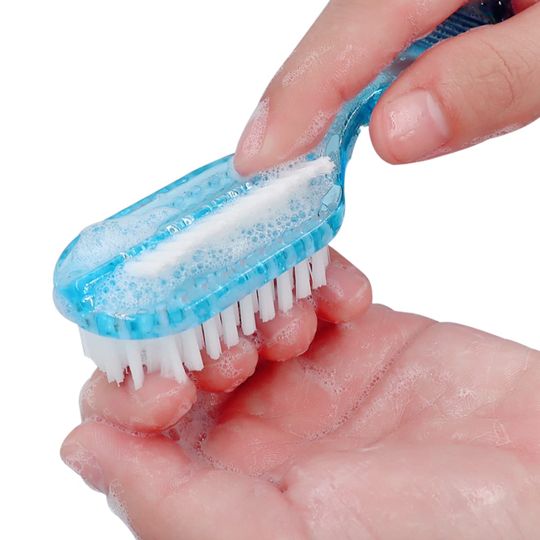 Xjinmin kitchen-bathroom cleaning brush demonstrates versatile everyday use