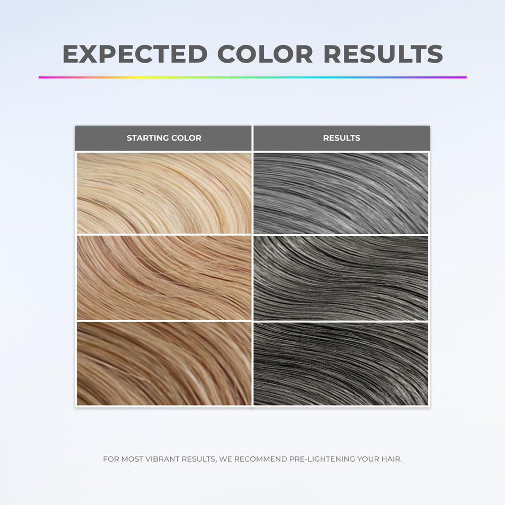 XMONDO Color Slate Grey swatch displaying cool-toned color payoff on light bases