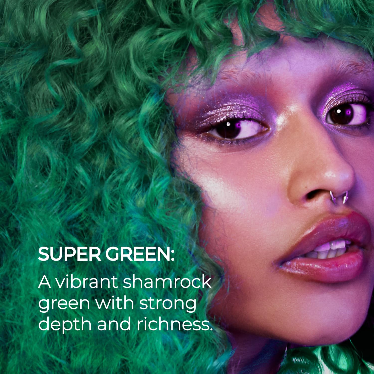 XMONDO Color Super Green bond booster ingredient highlights stronger bonds and smoother feel.