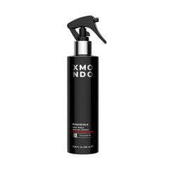 XMONDO Hair Forcefield Heat Shield bottle ready for quick heat protection before styling