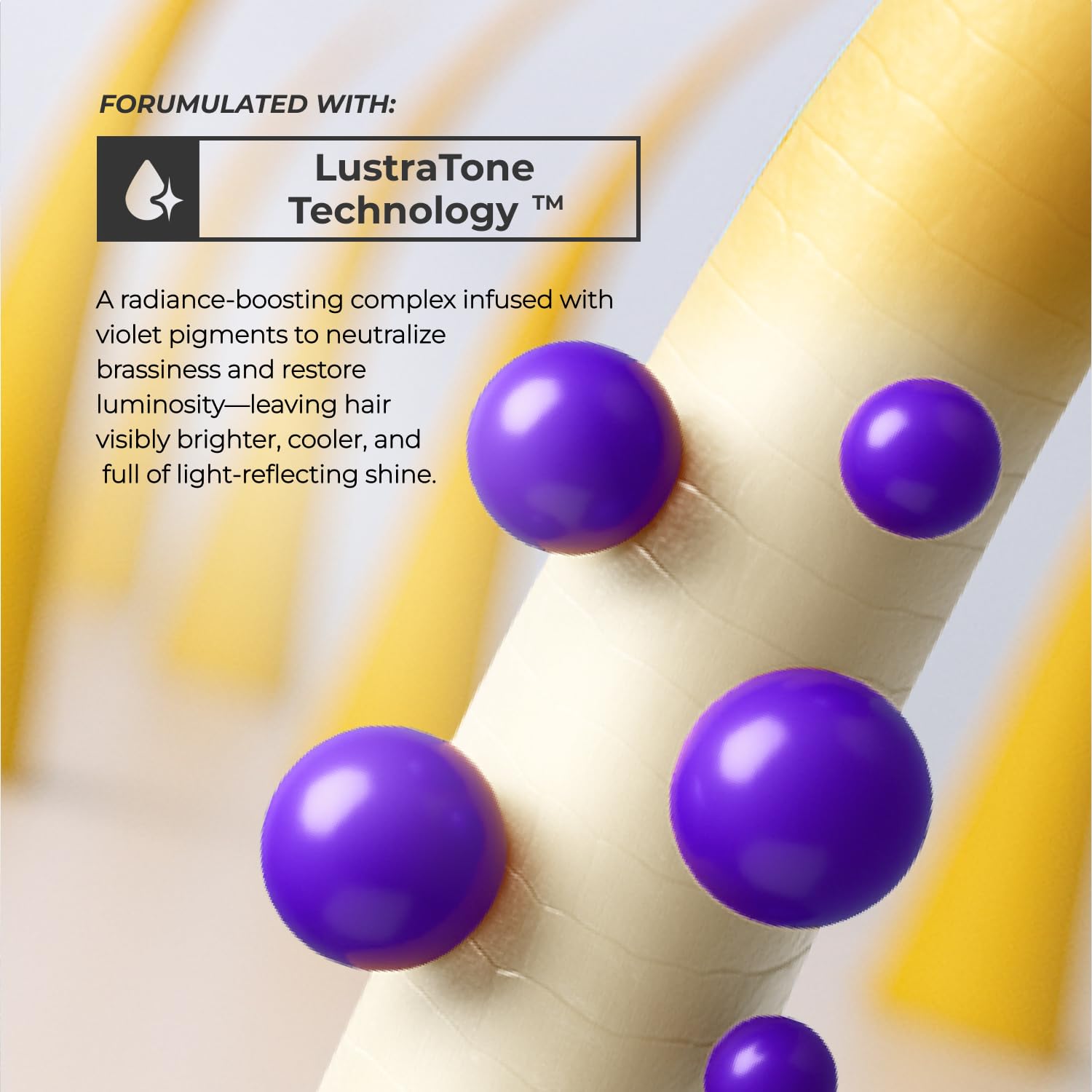 Hands applying XMONDO conditioner through damp hair during routine.