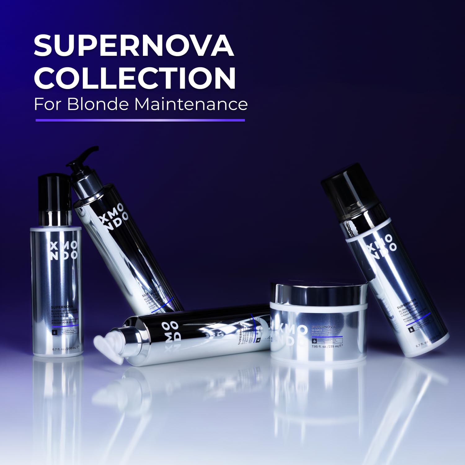 XMONDO Hair Supernova result shows smooth, frizz-free shine after use.