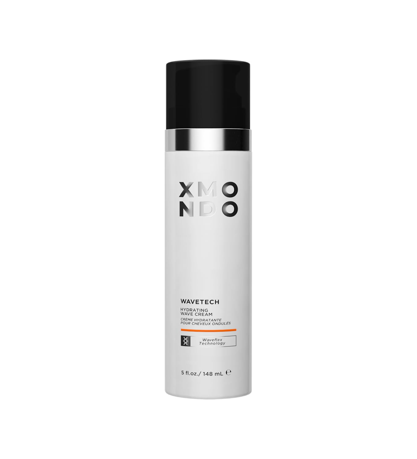 XMONDO Hair Wavetech Hydrating Wave Cream bottle showcases defined waves and hydration