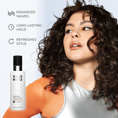 XMONDO Wavetech Mist spray action for even distribution on hair