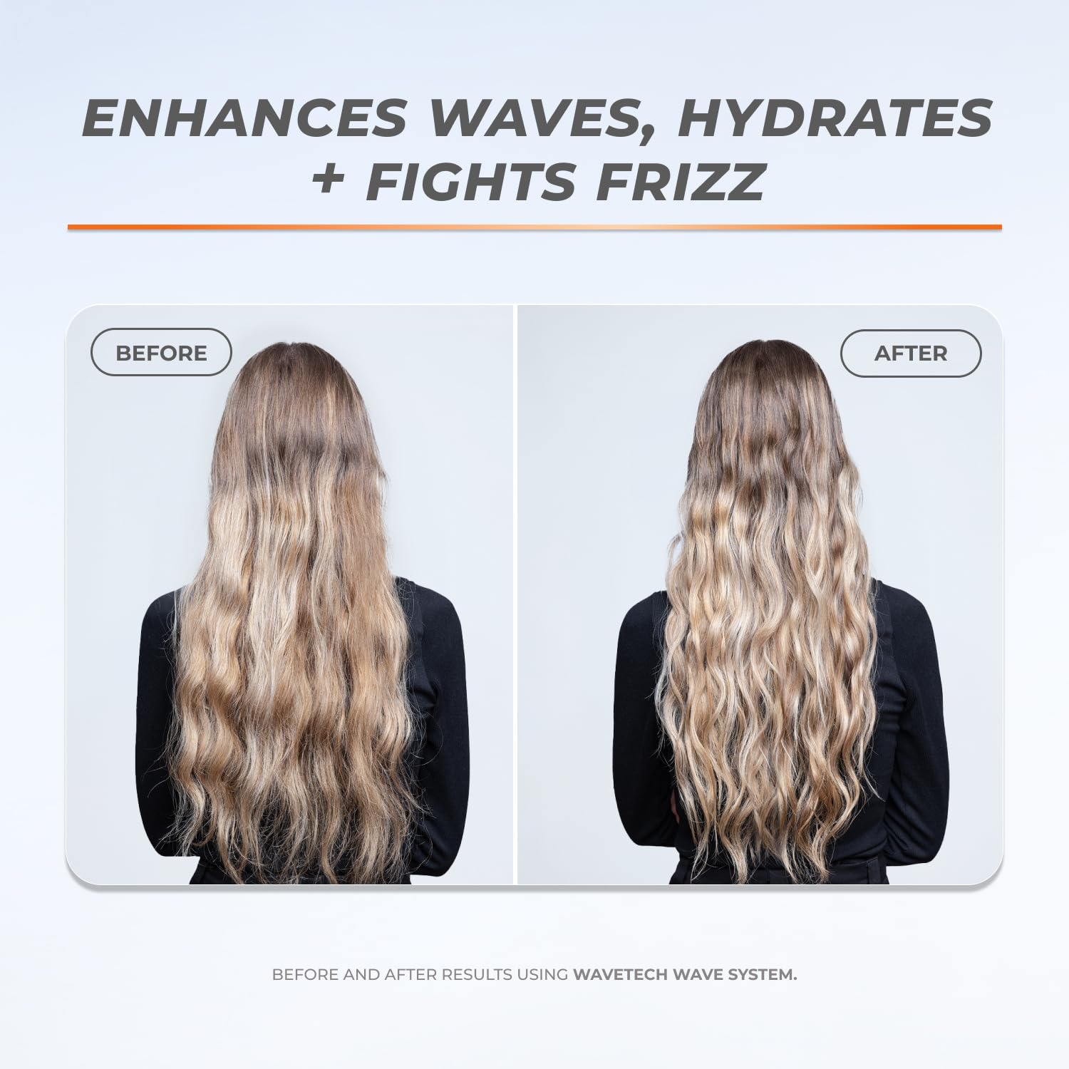 XMONDO Wavetech bottle label highlights vegan and cruelty-free features