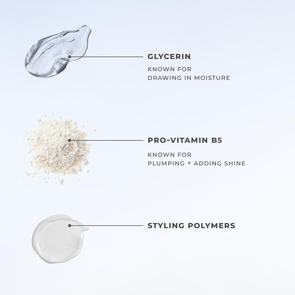 XMONDO Wave Foam on hair with smooth frizz control in bright light.