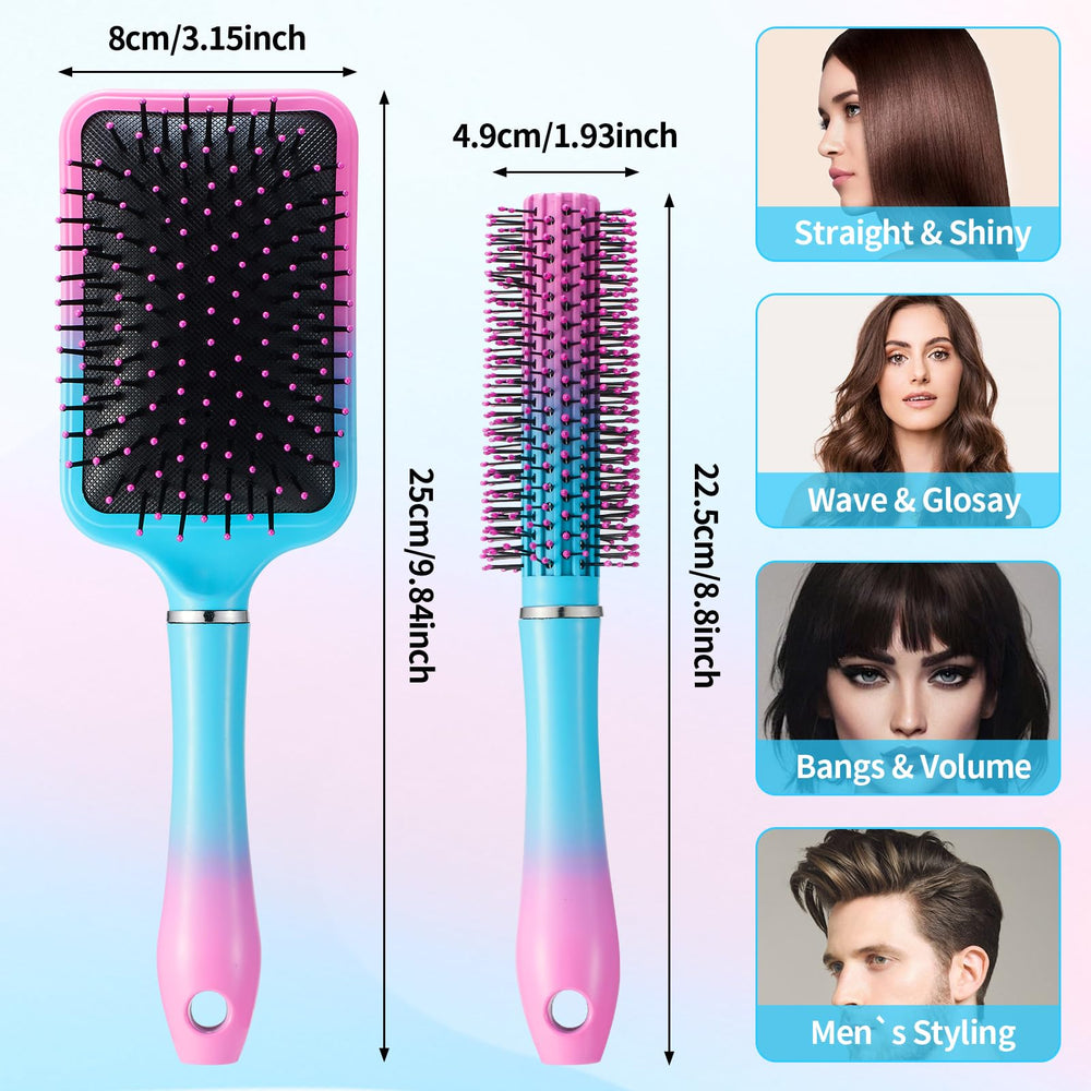 XMOSNZ air-ventilated hairbrush has a breathable cushion for comfortable brushing