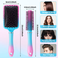 XMOSNZ air-ventilated hairbrush has a breathable cushion for comfortable brushing