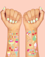 xo, fetti ice cream tattoos - popsicle designs ideal for craft activity time.