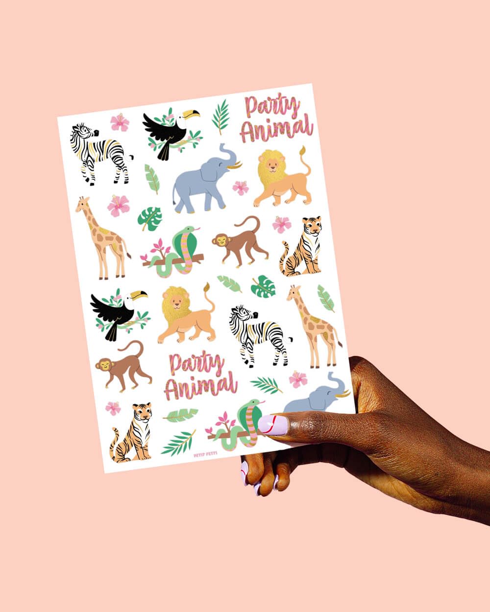 xo, Fetti jungle tattoos offer long-lasting wear for all-day events