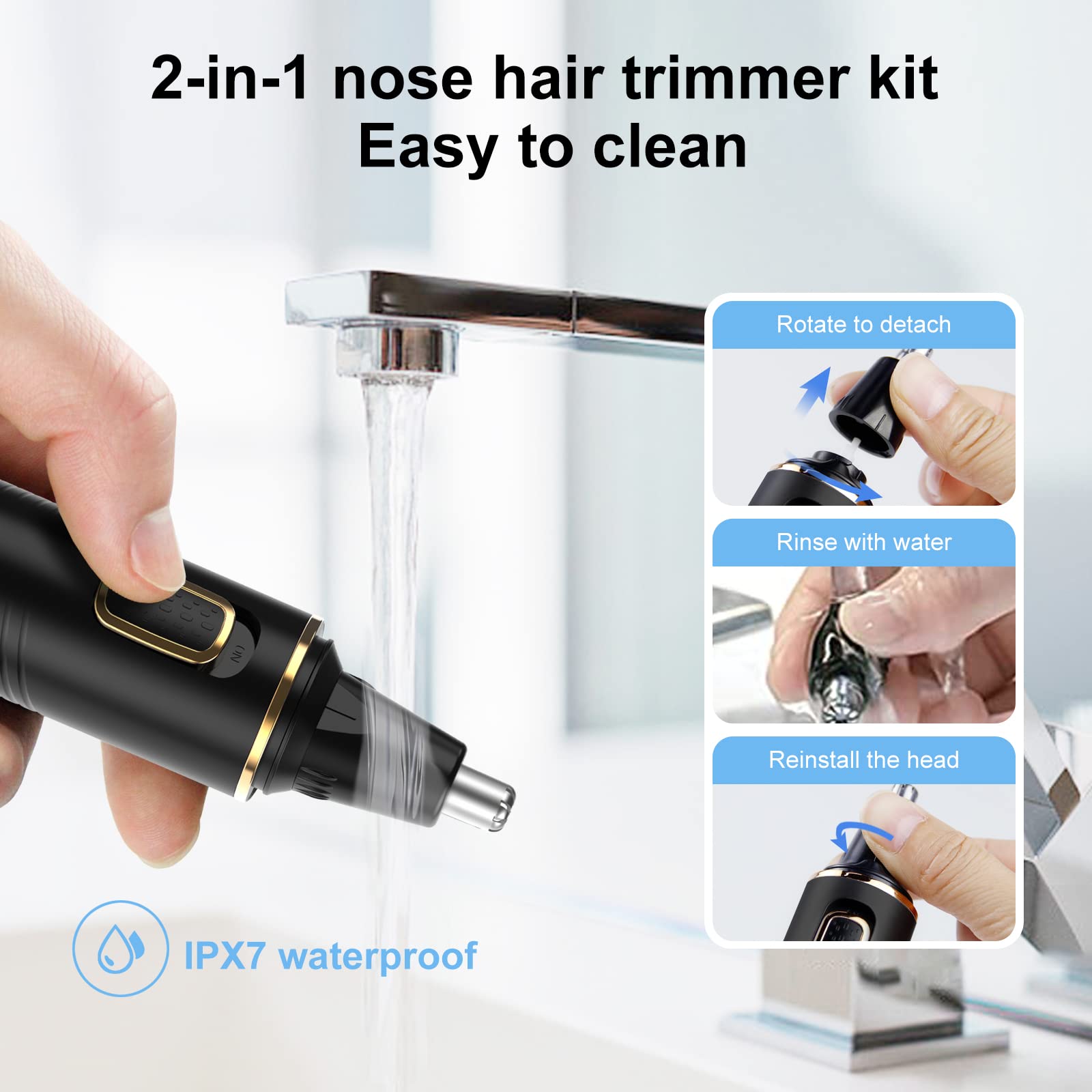 XOOMRSCP nose-trimmer-cleaning-brush supports hygiene and easy maintenance