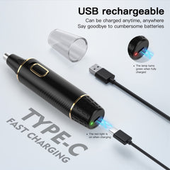 XOOMRSCP nose-trimmer-recharge-indicator suggests USB charging readiness