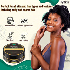 Hands applying Xotics Sweet Jamila glaze for versatile styling.