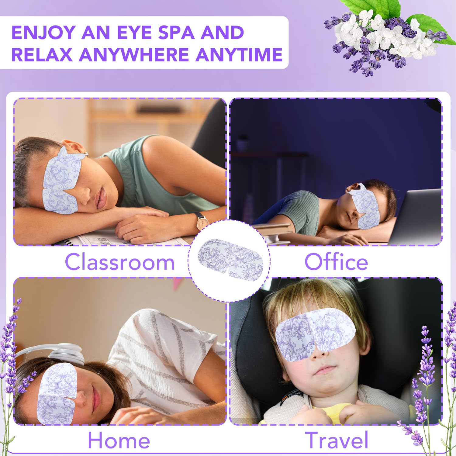 XPCARE lavender eye mask ideal as a thoughtful gift with soothing aroma.