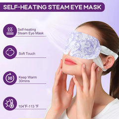 XPCARE steam eye mask individual packets preserve freshness for on-the-go eye spa.