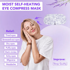 XPCARE steam eye mask outer box highlights 60-count convenience and easy gifting.