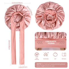 XRACEPHOL Silk Bonnet folded to reveal double-layer satin for pillow protection