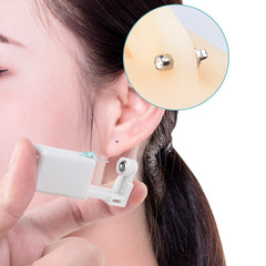 XSHM cubic zirconia stud earrings included for stylish first-time piercings.