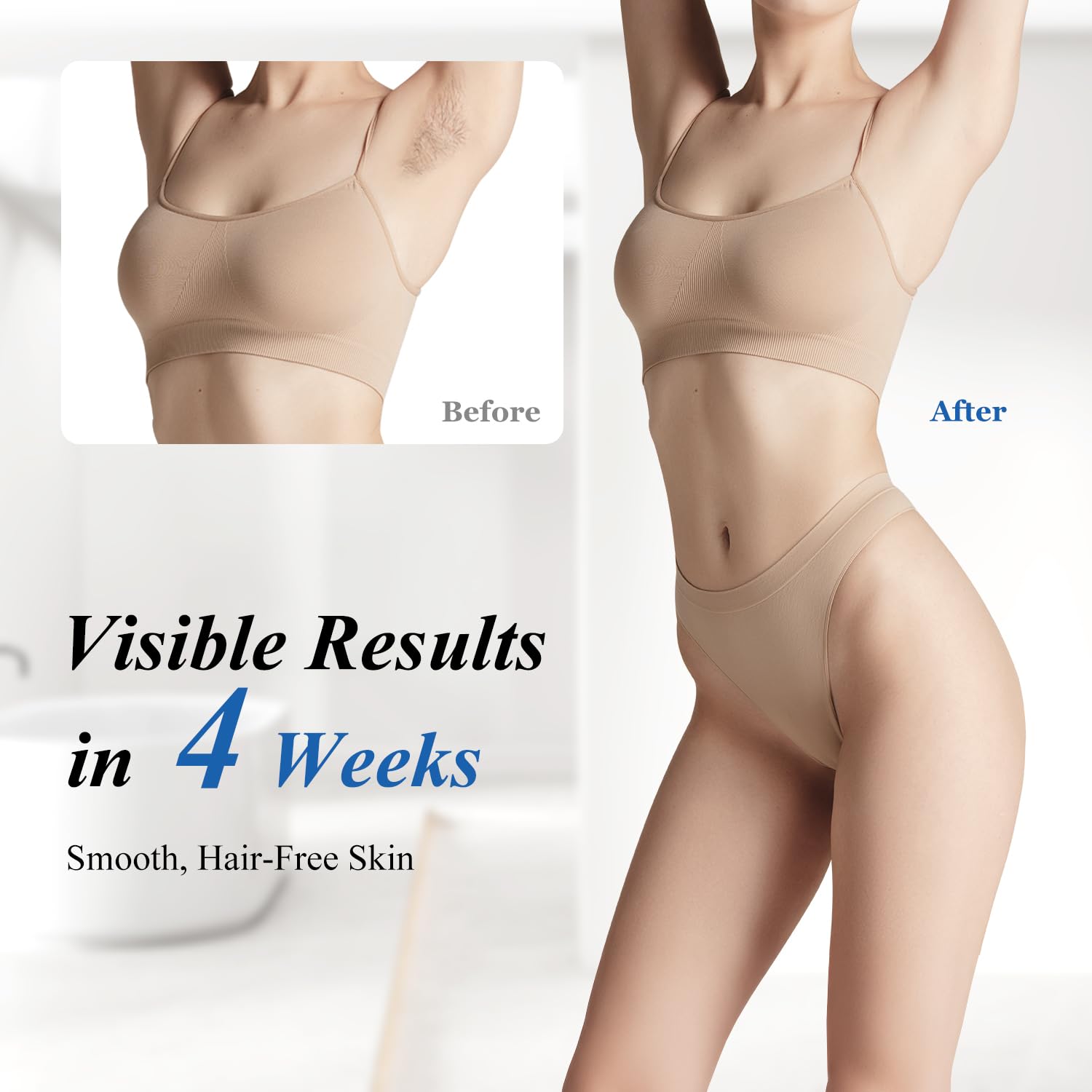 Xsoul energy levels nine adjustable closeup demonstrates personalized hair removal settings.
