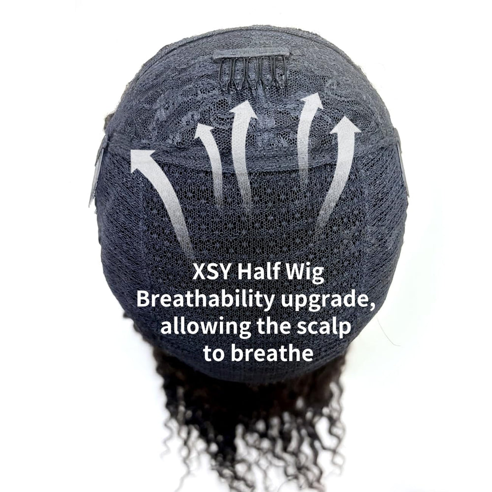 XSY wig cap with drawstring highlights breathable comfort during wear