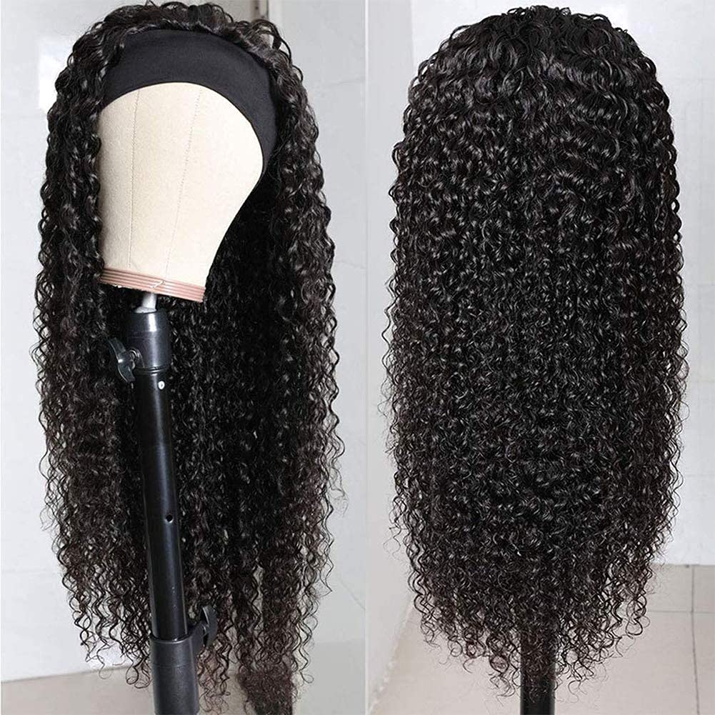 XSY headband wig 150% density creates full luxe volume for natural-looking styles