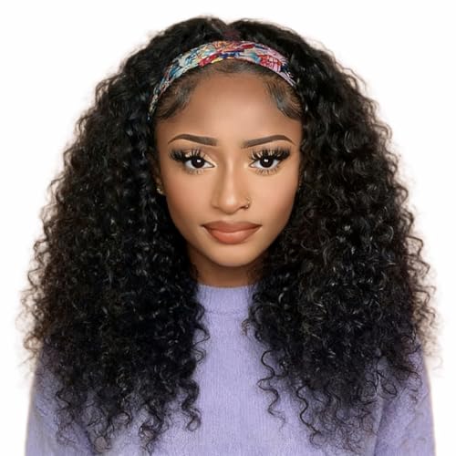 XSY headband wig glueless design close-up highlights easy wear without lace for beginners