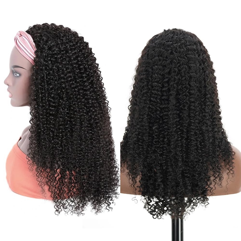 XSY headband wig dyed-styling ready for customization and creative looks.