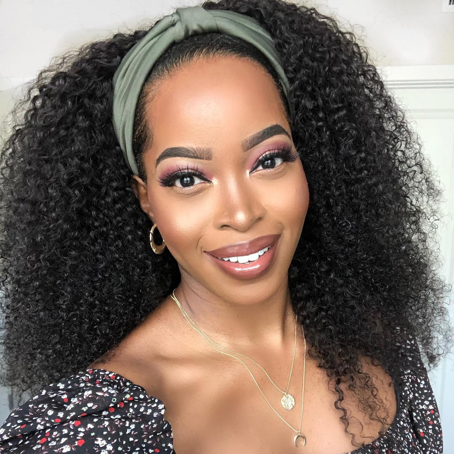 XSY headband wig natural black color suits diverse styles and everyday wear.
