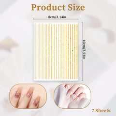 Xthrotsenk DIY nail art stickers are flexible for easy bendy designs
