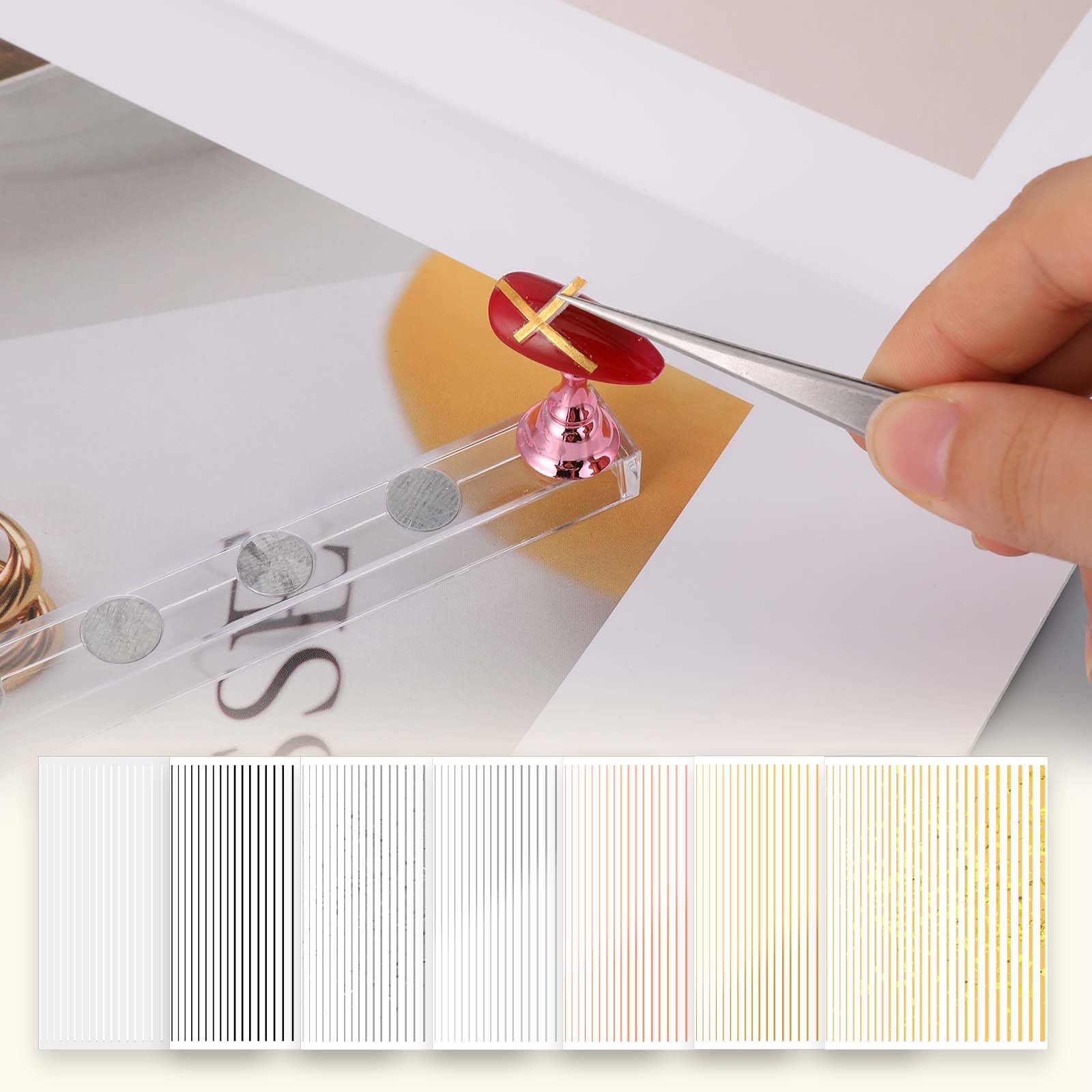 Xthrotsenk versatile nail stickers for nails and accessories like phones