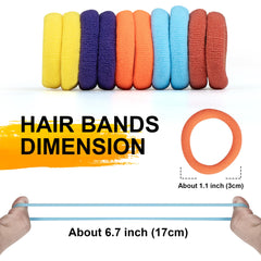 XTIIEED seamless-hair-tie-closeup highlights smooth, knot-free design.
