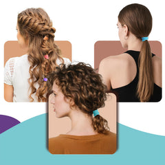 XTIIEED hair ties for braids and updos, secure and comfortable.