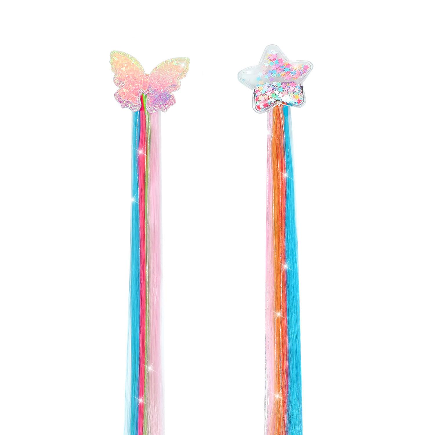 Xuxisowo unicorn hair bows blue—bright clip to brighten hairstyles