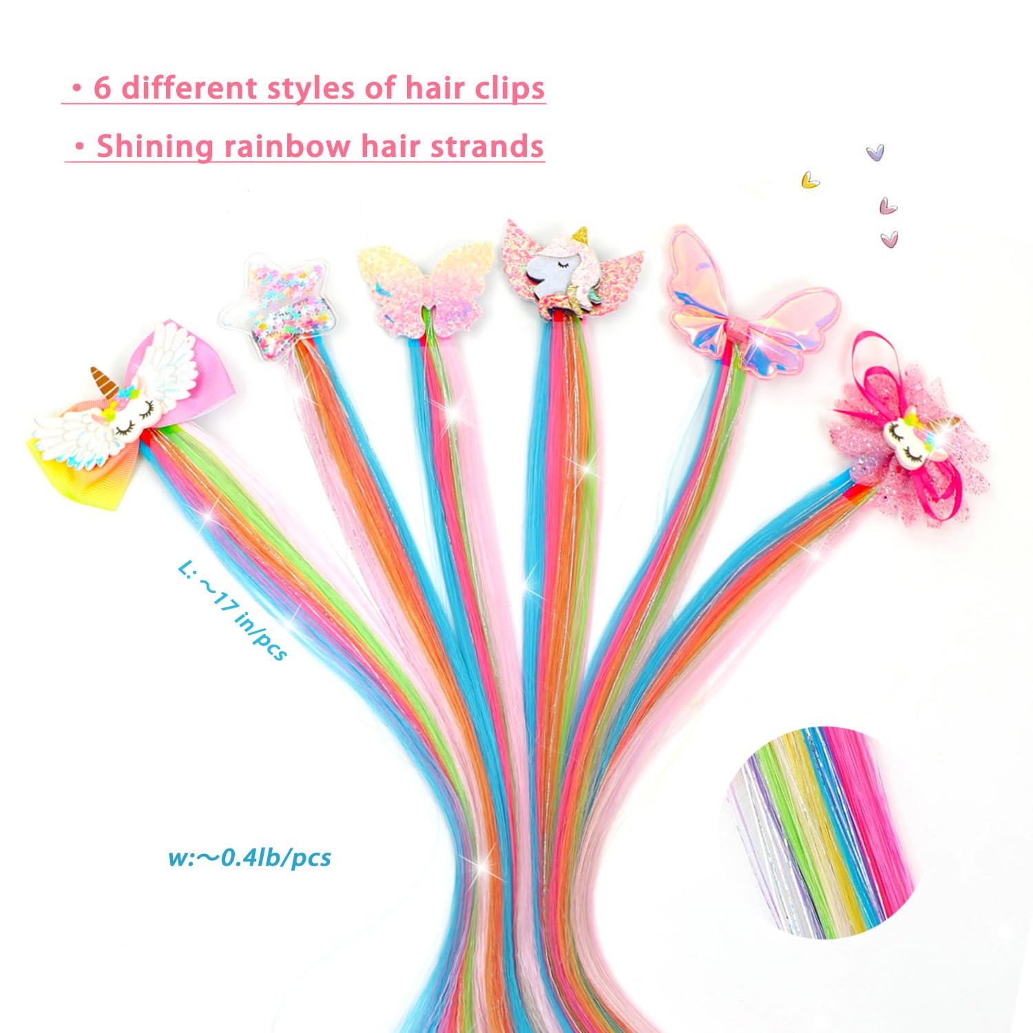Xuxisowo unicorn hair bows purple—fun accessory for party looks