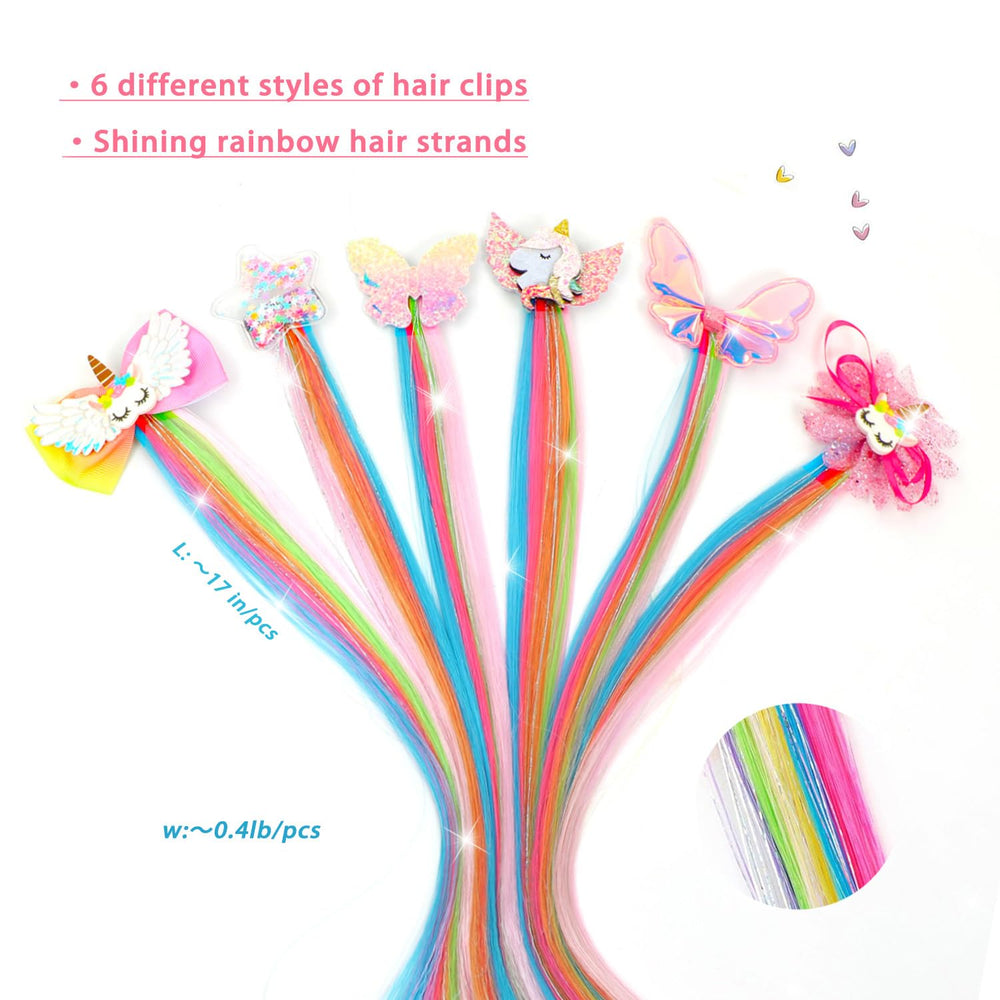 Xuxisowo unicorn hair bows purple—fun accessory for party looks