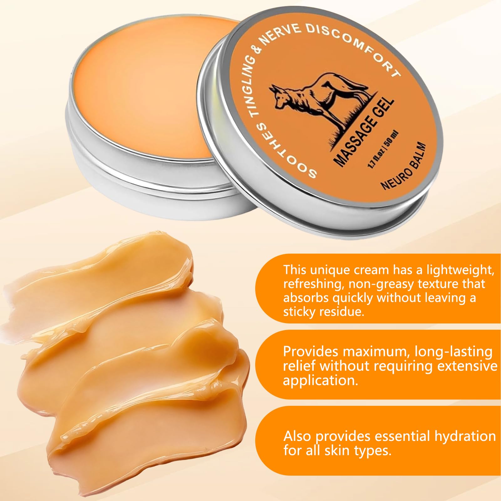 Xylora Therawolf Neuro Balm applied to neck and shoulders for daily comfort.