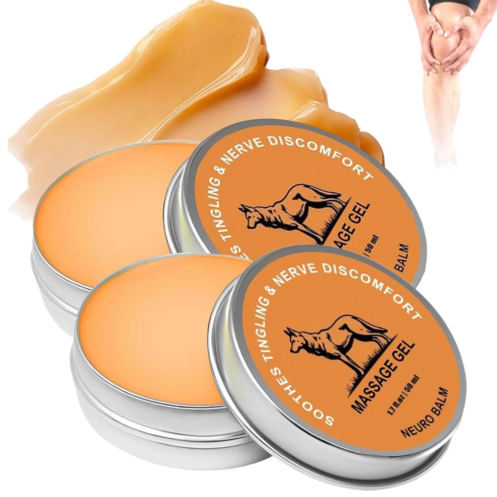 Xylora Therawolf Neuro Balm packaging shows a compact twin-pack for on-the-go relief.