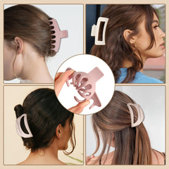Xyntara cloud claw clip packaging display showing a 3-pack for versatile styling
