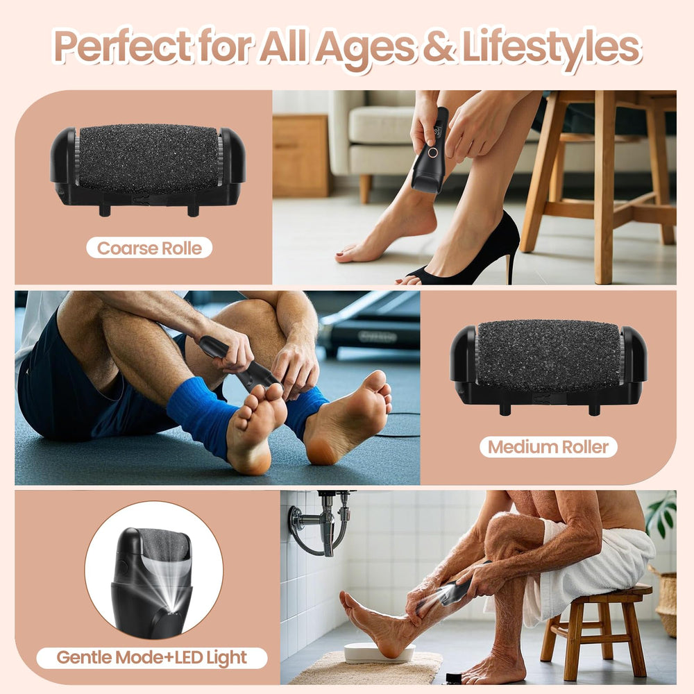 Xytrue Electric Callus Remover side view for flexible use.
