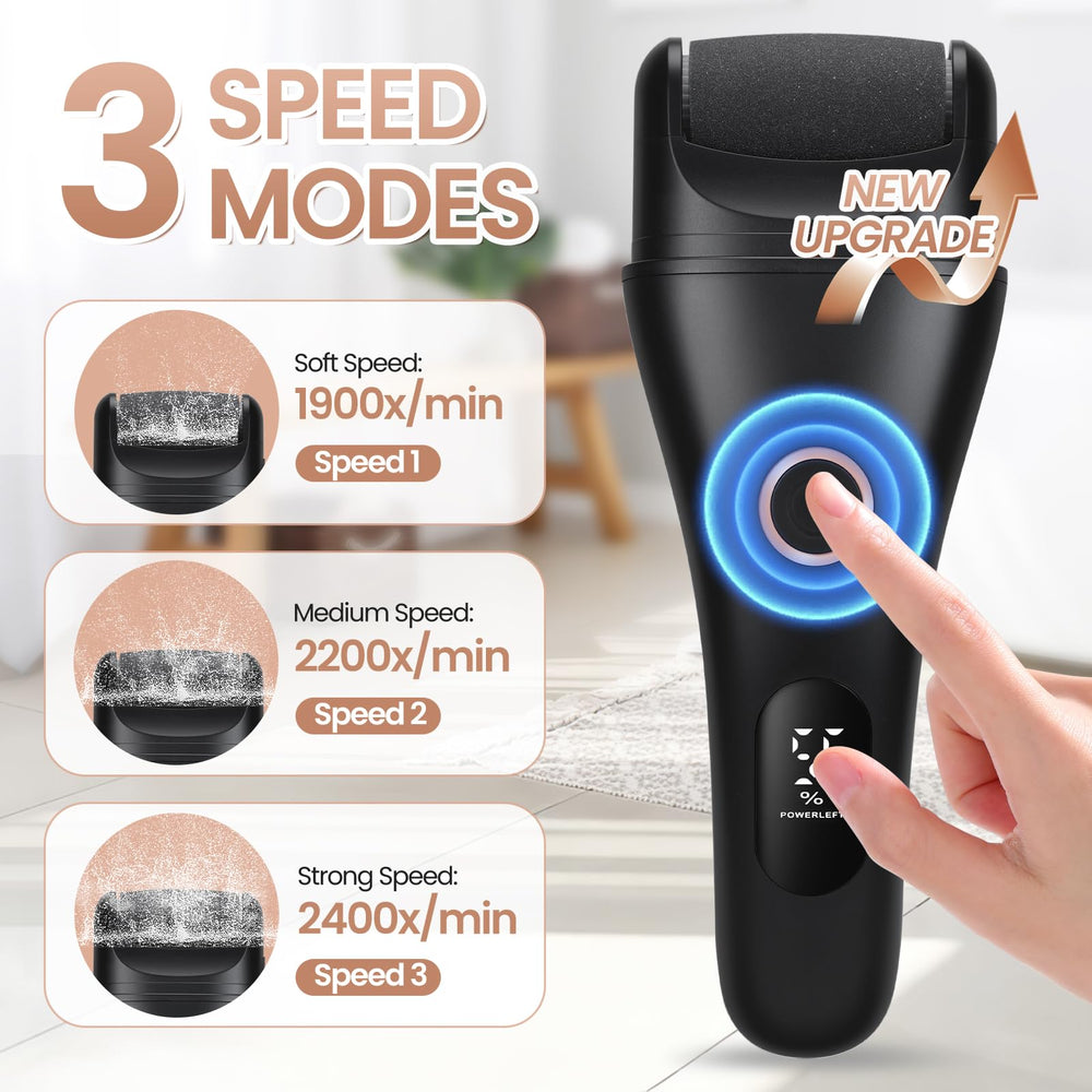 Xytrue Fine-Grit roller for delicate areas like toes.