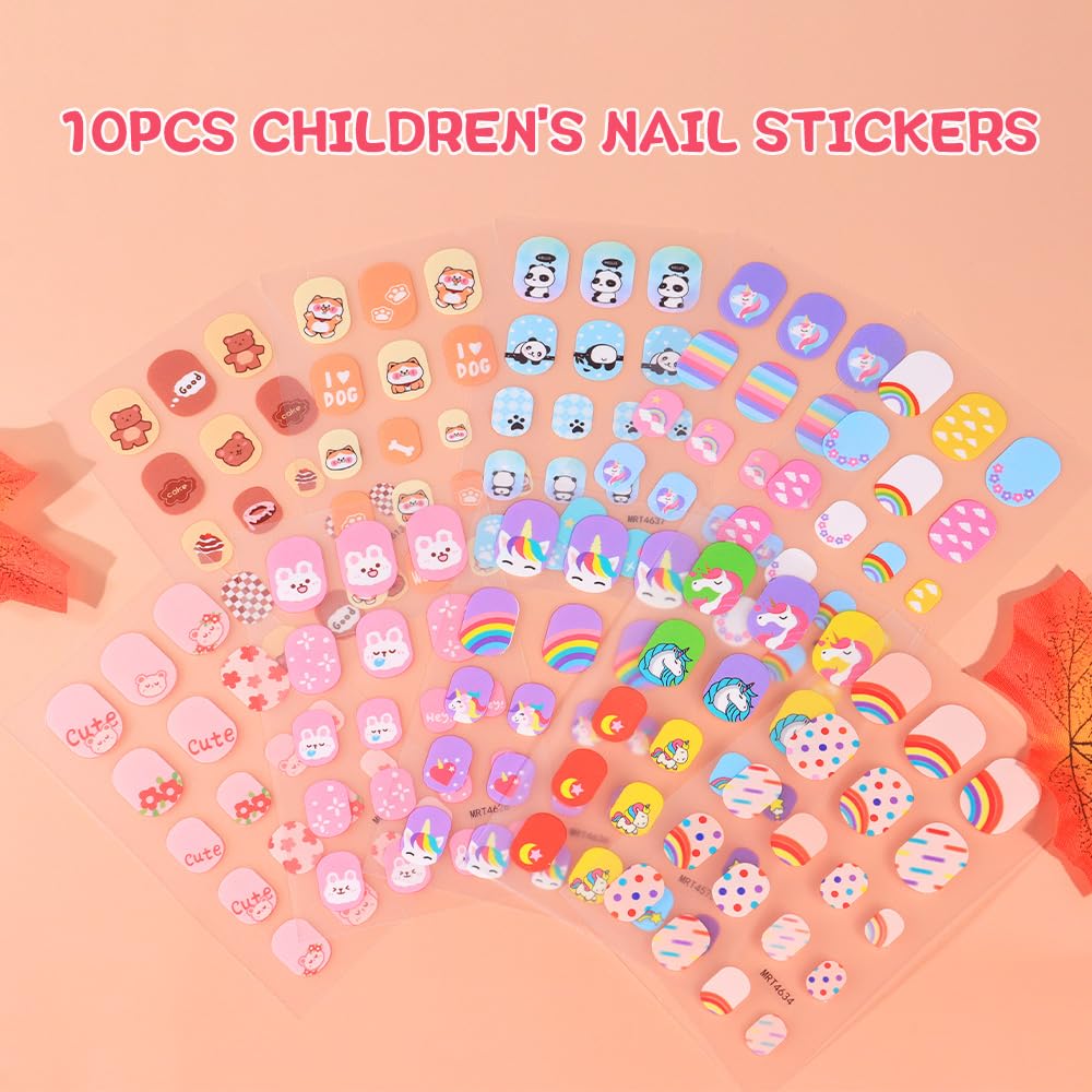 XZMeiLun no-UV-needed design for kid-friendly, quick nail fun.