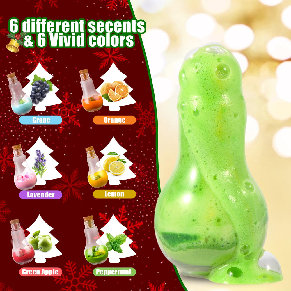 Y-FABKKI Christmas-themed bead bracelets add festive, creative jewelry-making fun after baths.