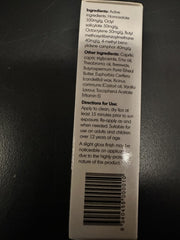 Y Not Natural Emu Oil Lip Balm swatch demonstrates smooth, hydrating texture.