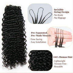 YWIGS lightweight breathable crochet hair keeps scalp comfortable during wear.