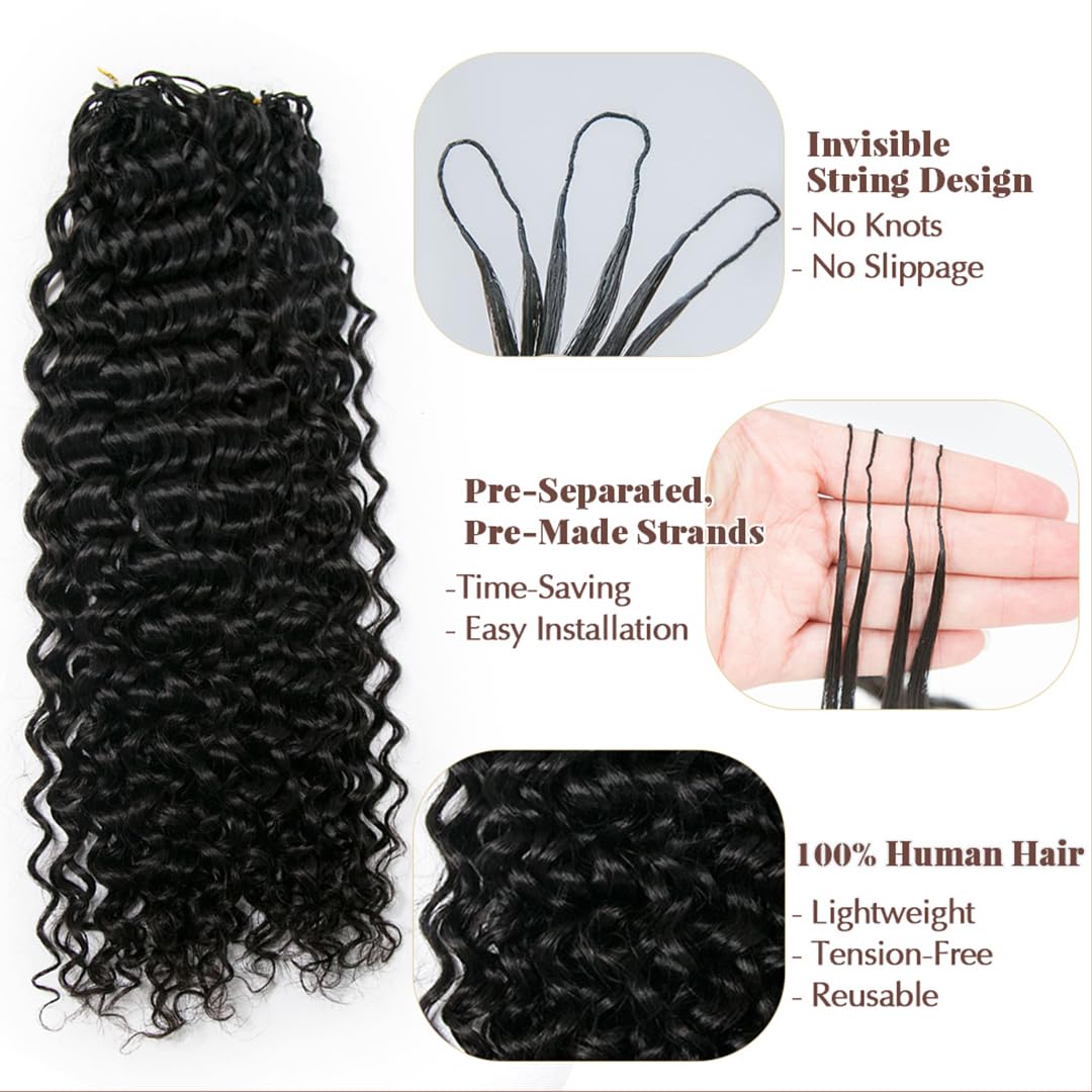YWIGS lightweight crochet hair worn on scalp for day-long comfort.