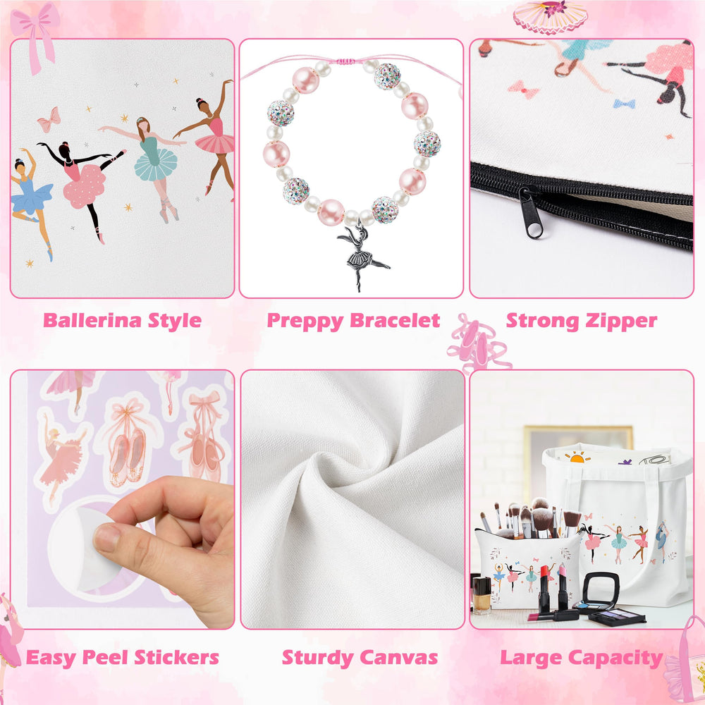 Y1tvei ballet stickers 60-piece set ideal for decorating notebooks and laptops