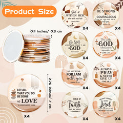 Y1tvei durable compact mirror with tinplate and glass for everyday use.