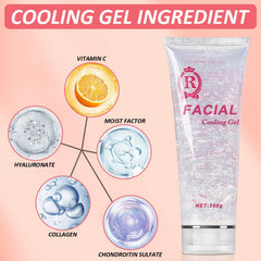 YMEYFAN cooling gel smooth application on skin in action.