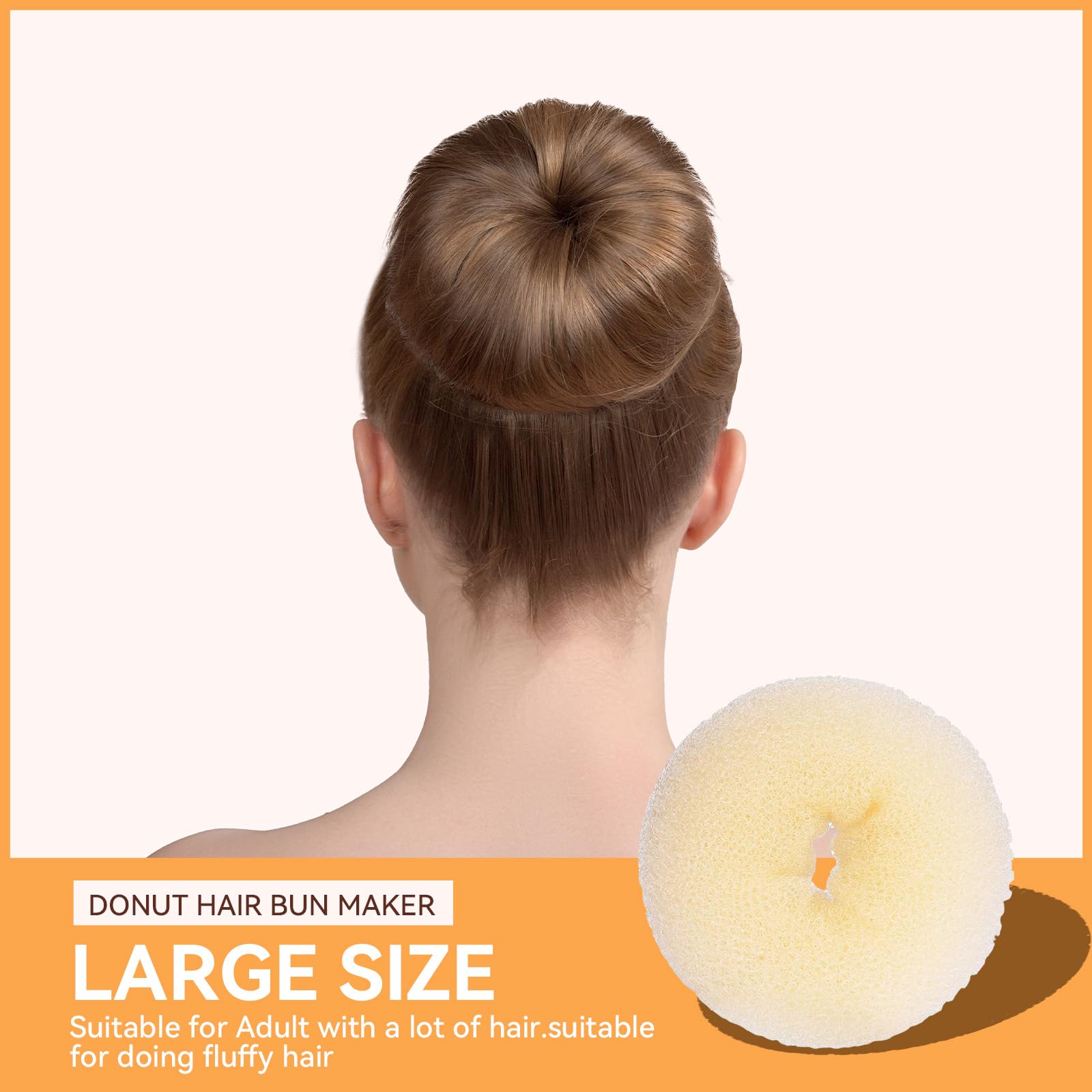 YaFex hair bun kit visual use blonde for quick-start and multiple updos