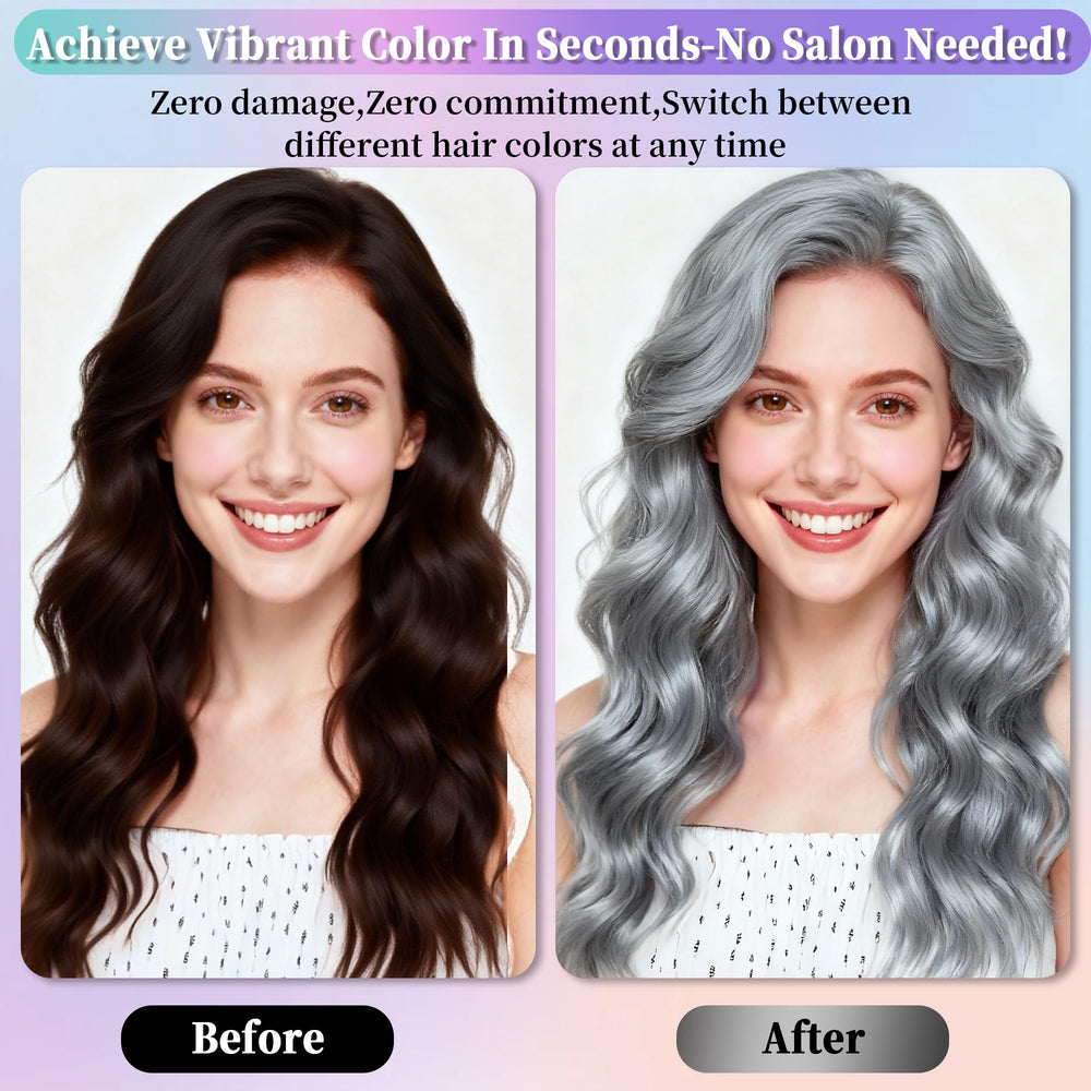 Yabacado gray hair spray mist creates easy, even coverage for all hair types.